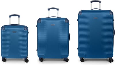 Gabol Balance XP 4 wielen Kofferset 3-delig met uitbreidingsplooi - Harde bagage - TSA slot - blau