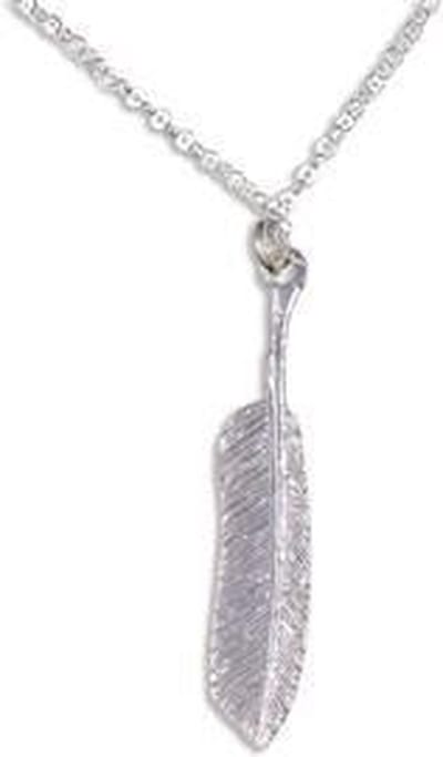 Veer Zilveren Hanger, zilveren ketting van St Justin