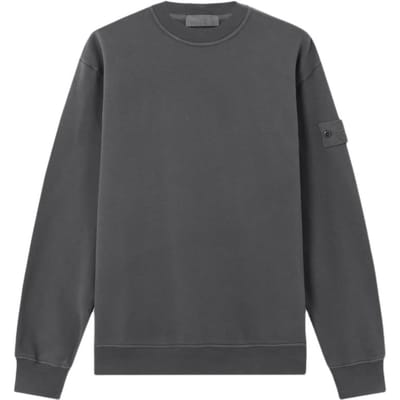 Stone Island Logo Ronde Hals Lange Mouwen Sweatshirt Heren sweatshirt K2S156100069S0F28V0067 XL black