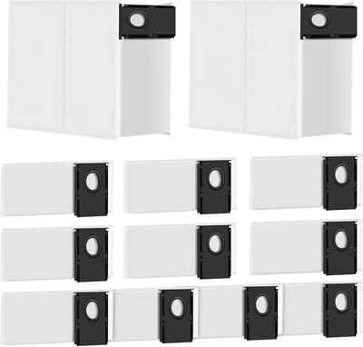 12 stuks stofzakken voor Eureka J15 Pro Ultra Robotstofzuiger, 3L Grote Capaciteit Wegwerp Vervangende Stofzak