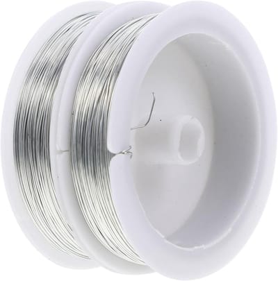 Draad voor Sieraden Maken - Knutseldraad Kralen - Handwerk Projecten - Buigzaam IJzer - 115 g - Zilver