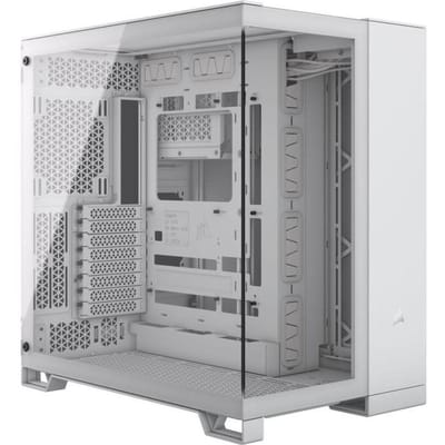 PC Behuizing - CORSAIR - 6500X Gehard Glas Mid-Tower Dubbele Kamer - Wit