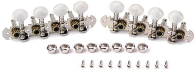 Dailygoods- Tuning Pegs 8 Snaren - 4 Linker/4 Rechter - Standaard 25mm Afstand - Fijne Afstelling - Goede Prestaties - Uitstekende Afwerking - Mandoline