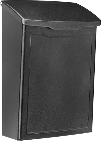 Pewter Wandbrievenbus S - Stijlvol en Duurzaam Metalen Postvak