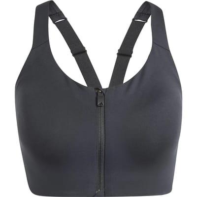 adidas Performance TLRD Impact Luxe High-Support Beha met Rits - Dames - Zwart- 85B