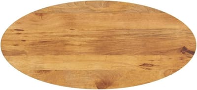 Tafelblad Massief Hout - Houten Blad - Tafel Opknappen - Rustiek Ontwerp - 110x50 cm - Houtkleur