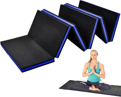 Kniekussen voor monteurs - Werkplaatsmat opvouwbaar - Comfortabel werken - Schokdempend EVA materiaal - 45 cm - Zwart