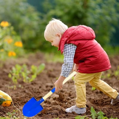 Kindertuingereedschap Set - Buitenspeelgoed Tuin - Buiten Spelen - Houten Handvat - 22 cm Lengte - Niet Gespecificeerd