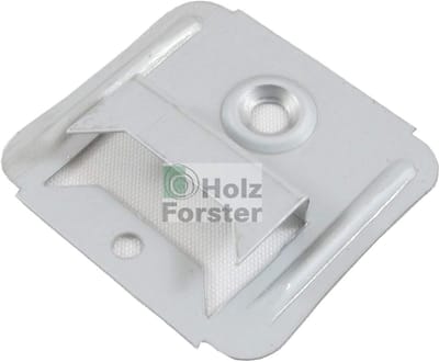 Paneelklauwen - Schroefklauwen - Profielen Bevestigen - Verzinkt Staal - 100 Stuks - Zilver