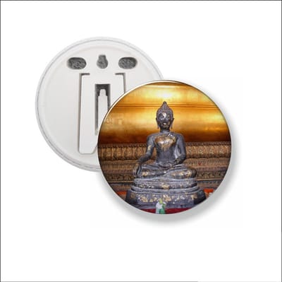 Button Met Clip - Budah