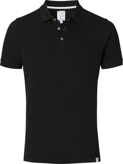 SKOT Polo Duurzaam - The new Black - zwart - Maat S