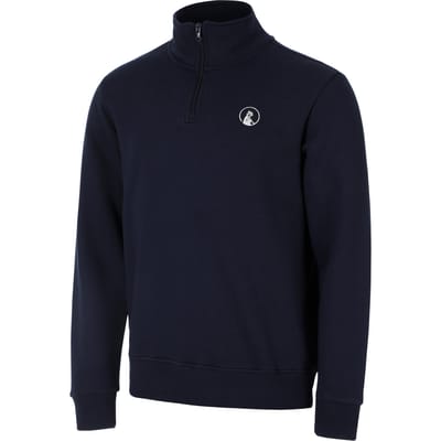 Quiet Please Essential Troyer Sweatshirt Heren-donkerblauw