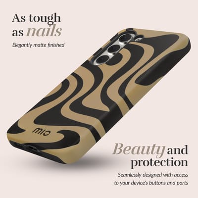 MIO MagSafe Samsung Galaxy A35 Hoesje | Hard Shell Back Cover | Geschikt voor MagSafe | Swirl