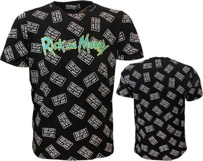 Rick & Morty Do Not Develop My App T-Shirt Zwart - XL