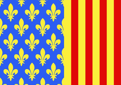 Vlag Lozère 100x150cm
