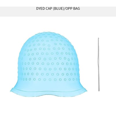 Siliconen Highlight Kap Haarkleur Tool Haarkapper Aanbevolen Highlight Artefact voor Mannen en Vrouwen blauw