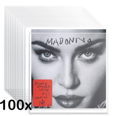 LP hoezen 100 stuks – VinylCare Essential ShieldSleeve Record Sleeves - LP hoes - Vinyl hoes – Polyethyleen extra stevig – Beschermhoes – LP beschermhoezen - Buitenhoezen voor standaard LP’s - 100 Micron