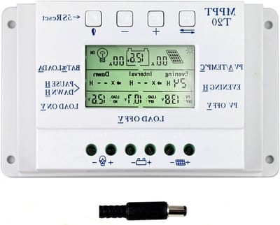 Zonne Laadregelaar - MPPT Controller - Energie Beheer - LCD Display - 20A 12V/24V - Niet gespecificeerd