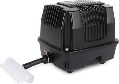 Krachtige 25W Luchtpomp voor Vijvers, Stil en Efficiënt, Ideaal voor Visboerderijen en Hydroponics