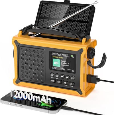 Bouwradio - Bouwplaatsradio Spatwaterdicht - Accu radio - radio oplossing
