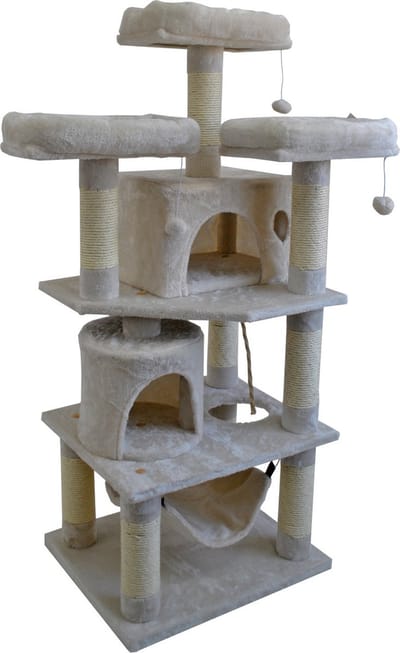 Adori Krabpaal Lily 60x50x143 cm - Krabpalen - Creme