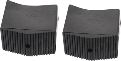 Laddervoetbeschermers - Antislip Matten - Vloer Beschermen - Trillingen Dempend - 5.3X5X2.9CM - Zwart