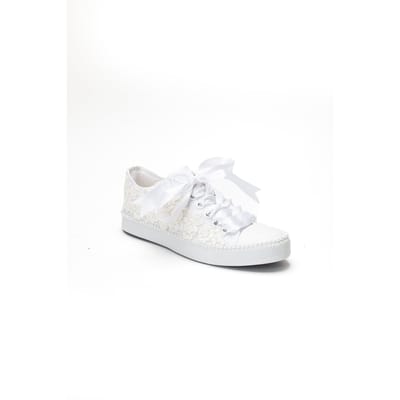 Marvelle Parel Kant Bruids Sneaker