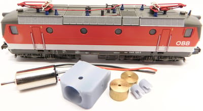 micromotor NF059C motor ombouwset voor Fleischmann ÖBB Rh 1044, Rh 1144