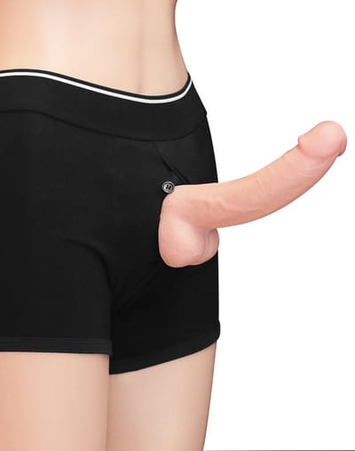Lovetoy - Unisex Strap-on Short - Zwart - Maat L
