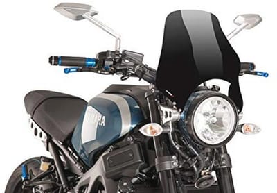 Windscherm voor Naked Motoren - Zwart