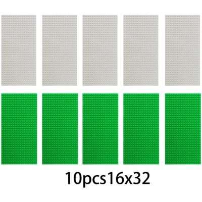 Parfait idéal pour engager les surfaces gazonnées. présentant et exposant des créations de briques de construction les 10 pièces avec 16x32 trous sont 10pcs16x32