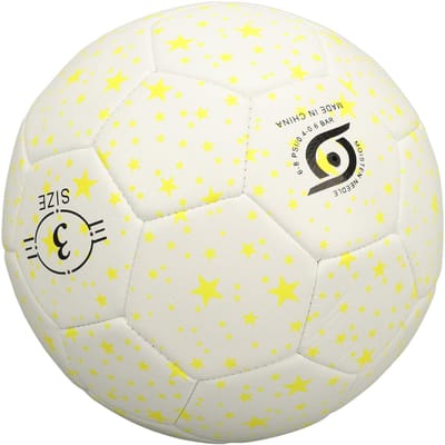 Ballon de Football Enfant Taille 3 TPU Extérieur Bébés Ballons de Football Sports Doux Respectueux de la Peau Ballon Extérieur Enfant pour Jouer Match white