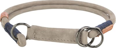 Comfortabele Hondenhalsband met Trekbegrenzing voor Zeer Kleine en Kleine Honden - Grijs