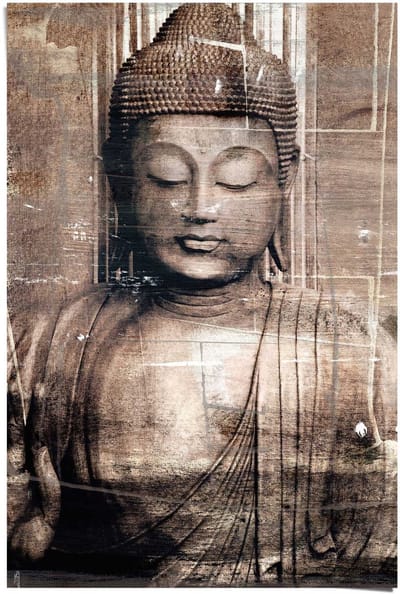 Poster New Buddha - 91,5 x 61 - Papier - REINDERS