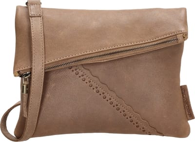 Hide & Stitches Marrakech Schoudertas - 100% Leer - Taupe