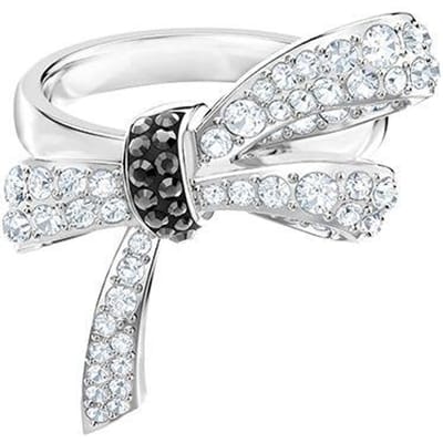 Swarovski Strik Elegante Godin Ring Damesringen Zilver 5444827+5412678+5444826 55 white