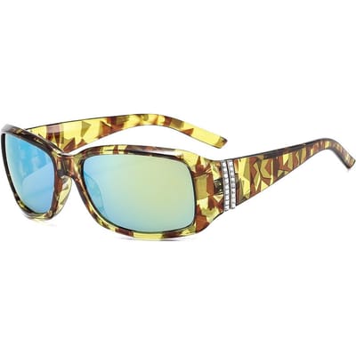 Lunettes de Soleil Diamant Grand Cadre Femmes Hommes Marque de Luxe Vintage Punk y2k Lunettes de Sport Protection UV400 As the picture