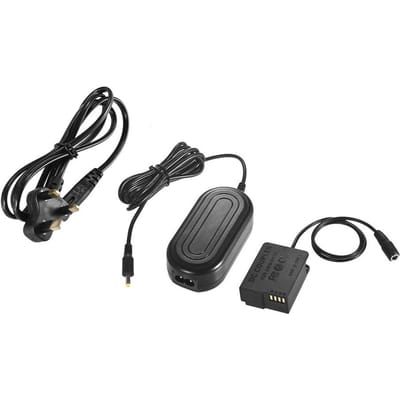 Voedingsadapter voor DSLR-camera Oplader + koppelingsset van Panasonic UK Plug