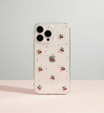 Telefoonhoesje met kersen / kersjes / cherrie / Iphonehoesje / Iphone hoesje / geschikt voor Iphone 13