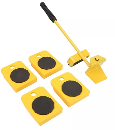 Dailygoods- Meubellifter Heavy Duty - 200kg Draagvermogen - 4 Roller Sliders - Verstelbaar - Gereedschap voor Verplaatsen - Compact en Lichtgewicht - Meubelverhuizer