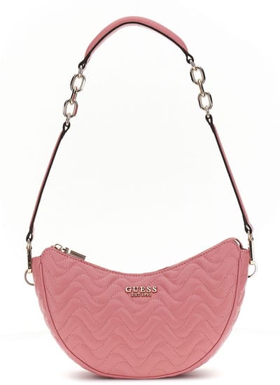 GUESS Schoudertas Melisandra Top Zip Shoulder Bag Begonia Roze