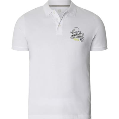 Jan Vanderstorm herren Poloshirt - 52/54 - wit - Plus Size