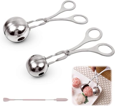 Fleischbällchen Former, Antiembroidery Fleischballer Kugelzange, Fleischbällchen, Stainless Steel Fleischbällchen Former
