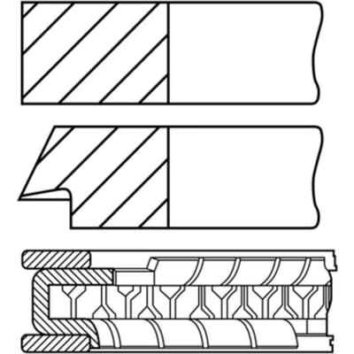 Goetze Engine Zuigerveren set GOETZE 08-430100-00