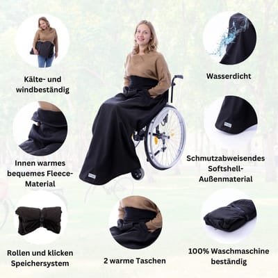 rolstoel deken - cover for wheelchairs - Dikker Warme Rolstoel Fleece Wrap Deken Accessoires voor de Oude Patiënt