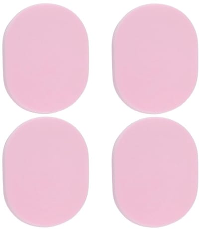 Dailygoods - 4 Stuks Herbruikbare Gezichtsreinigingssponzen Roze