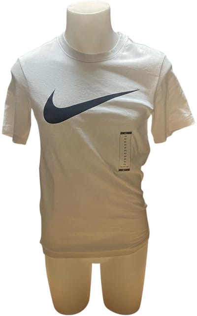 NIKE T-SHIRT WIT/ZWART- MAAT M