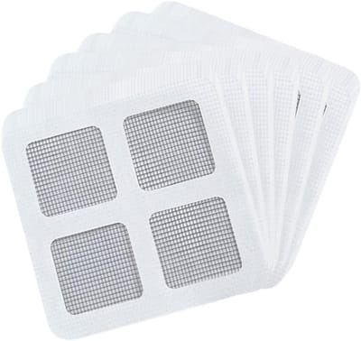 50 Stuks Insectenwerende Herstelpleisters 10 x 10 cm voor Ramen en Deuren, Polyurethaan, Effectieve Oplossing tegen Muggen