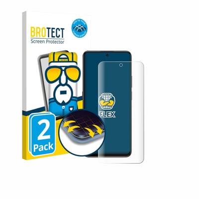 BROTECT - Screenprotector voor Honor 400 Smart 4G - Folie Beschermfolie transparant volledig dekking - 2 Stuks