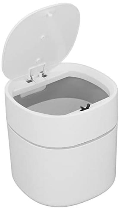 Mini Desktop Afvalbak voor Schoonmaak - Kleine Afvalemmer met Deksel voor Kantoor en Badkamer